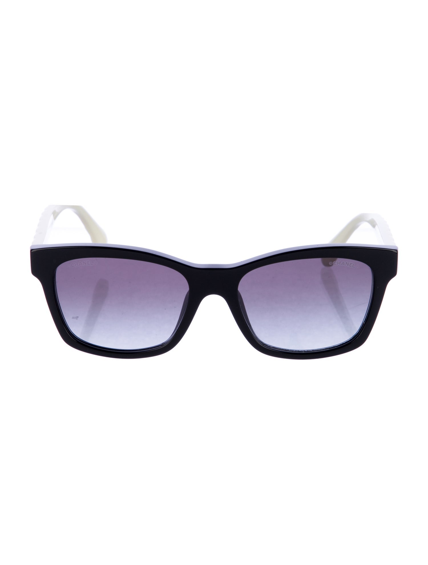 Chanel Interlocking CC Logo Wayfarer Sunglasses