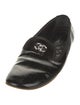 Chanel Interlocking CC Logo Patent Leather Flats