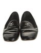 Chanel Interlocking CC Logo Patent Leather Flats