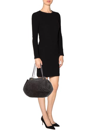 Chanel Drawstring Leather Tote