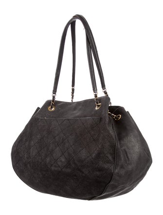 Chanel Drawstring Leather Tote