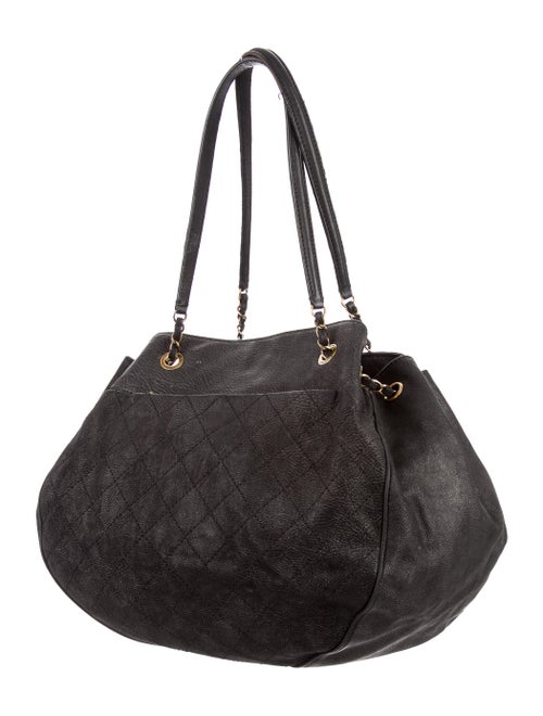 Chanel Drawstring Leather Tote