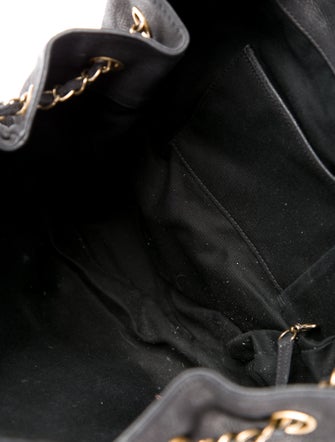 Chanel Drawstring Leather Tote