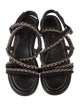 Chanel 2022 Interlocking CC Logo Gladiator Sandals