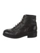 Chanel 2021 Interlocking CC Logo Combat Boots