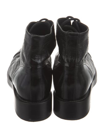 Chanel 2021 Interlocking CC Logo Combat Boots