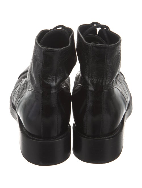 Chanel 2021 Interlocking CC Logo Combat Boots