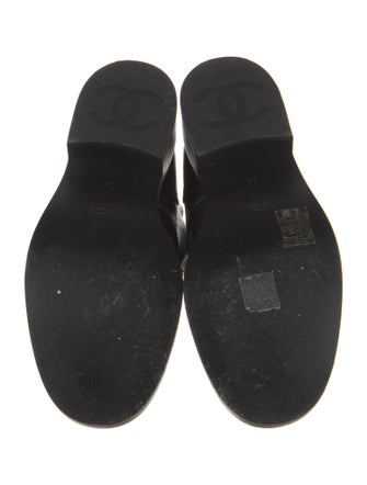 Chanel 2021 Interlocking CC Logo Combat Boots