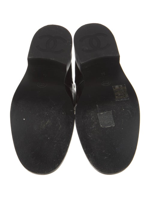 Chanel 2021 Interlocking CC Logo Combat Boots