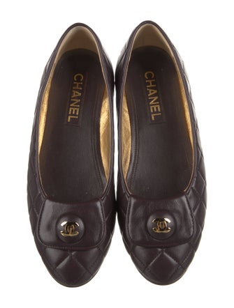 Chanel 2023 Interlocking CC Logo Ballet Flats