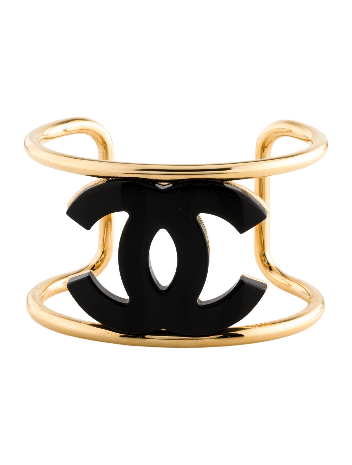 Chanel 2024 Resin CC Cuff Bracelet