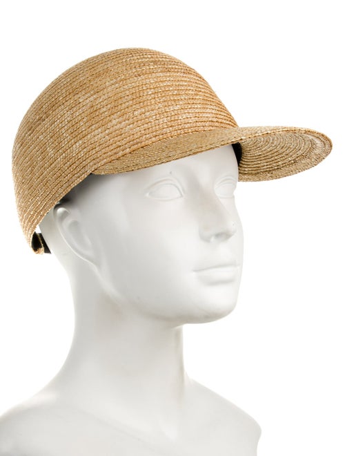 Chanel CC Straw Baseball Cap