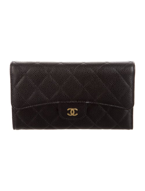 Chanel 2014 Interlocking CC Logo Trifold Wallet