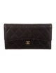 Chanel 2014 Interlocking CC Logo Trifold Wallet