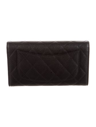 Chanel 2014 Interlocking CC Logo Trifold Wallet