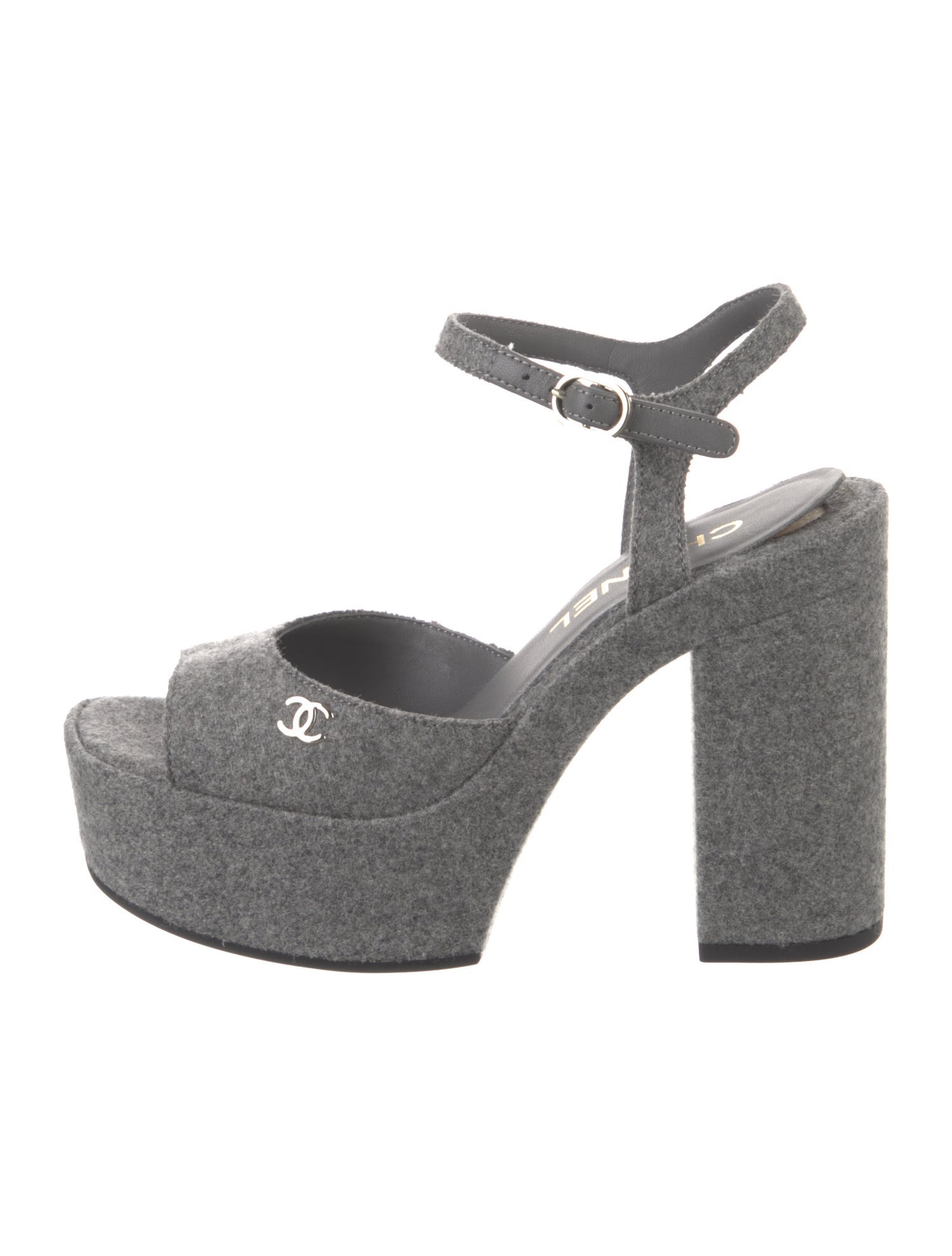 Chanel 2024 Interlocking CC Logo Sandals