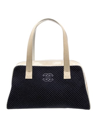Chanel Quilted Jersey Bowling Bag