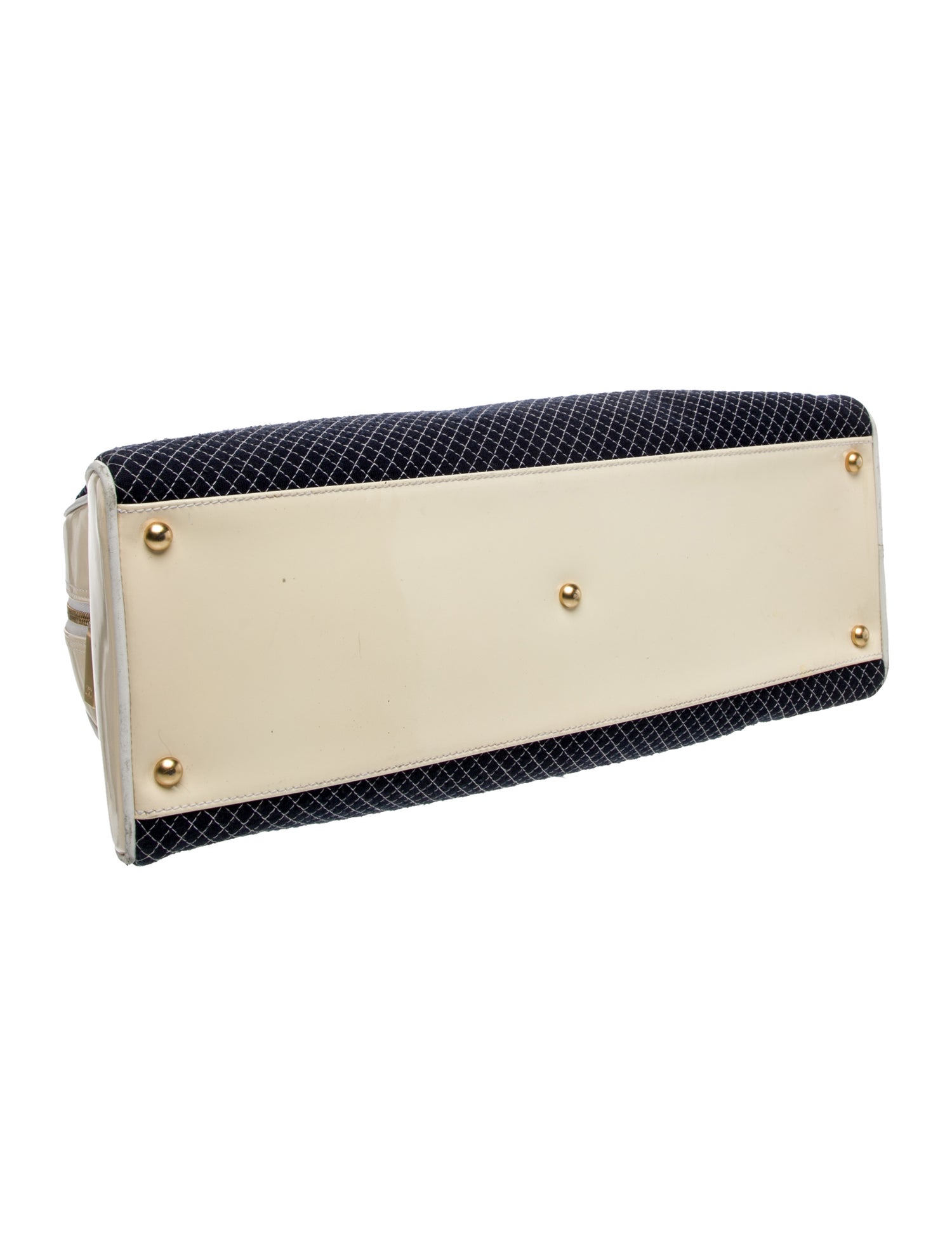 Chanel Quilted Jersey Bowling Bag