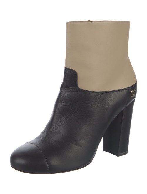 Chanel 2015 Interlocking CC Logo Boots