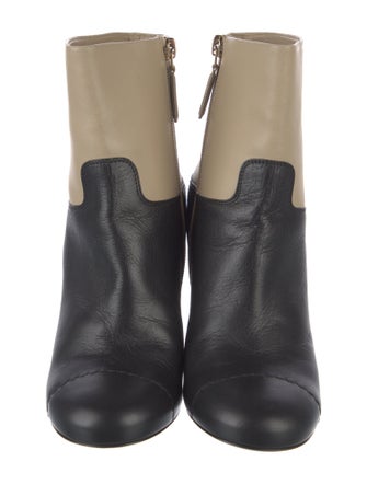 Chanel 2015 Interlocking CC Logo Boots