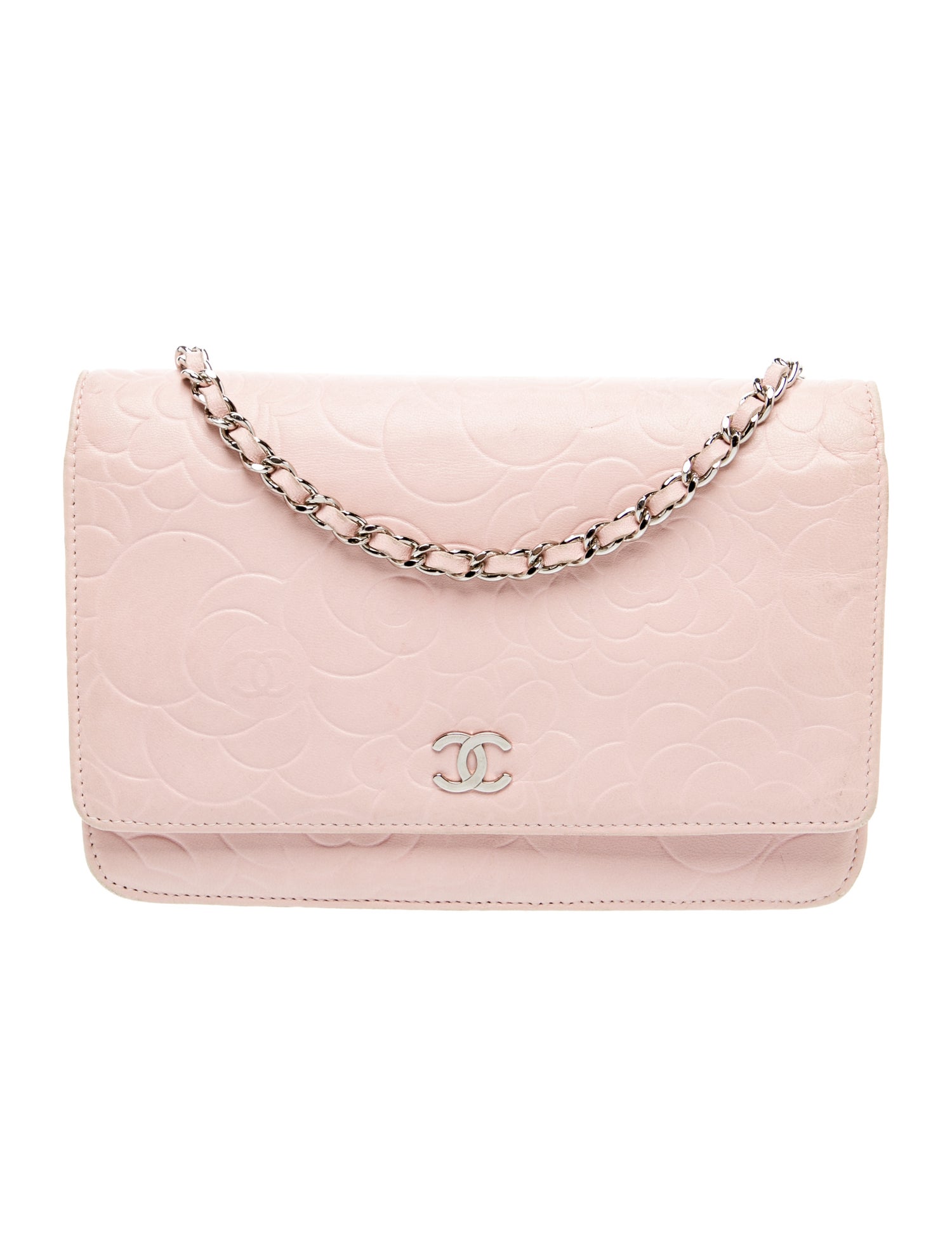 Chanel Camellia Wallet On Chain