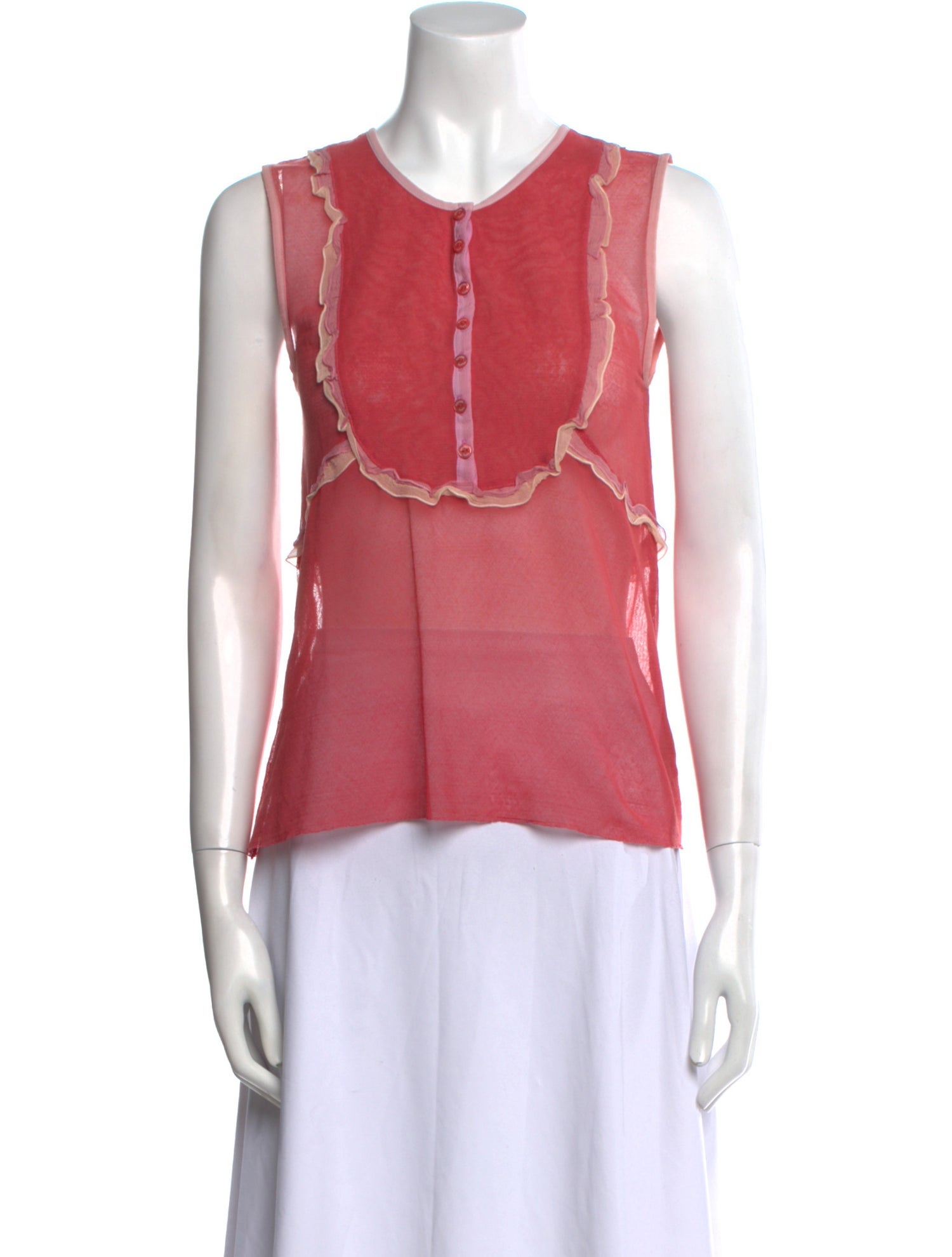 Chanel 2007 Scoop Neck Top