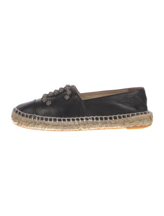 Chanel 2015 Interlocking CC Logo Espadrilles