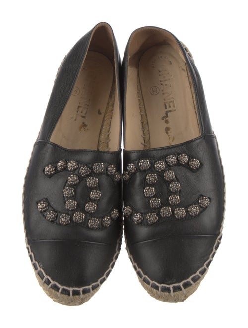 Chanel 2015 Interlocking CC Logo Espadrilles