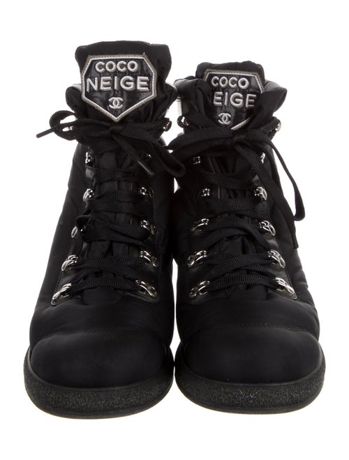 Chanel 2018 Coco Neige Combat Boots
