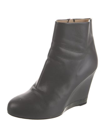 Chanel Interlocking CC Logo Lambskin Boots