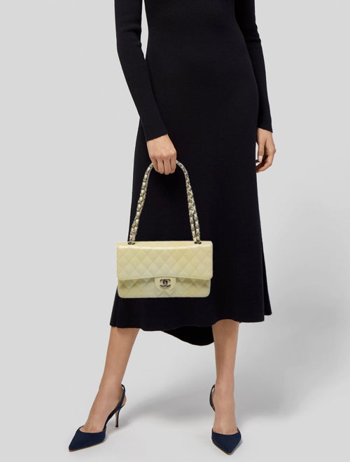 Chanel Classic Patent Medium Double Flap Bag