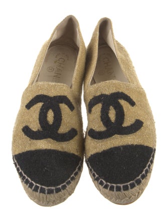 Chanel Interlocking CC Logo Espadrilles
