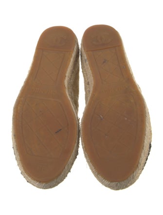 Chanel Interlocking CC Logo Espadrilles
