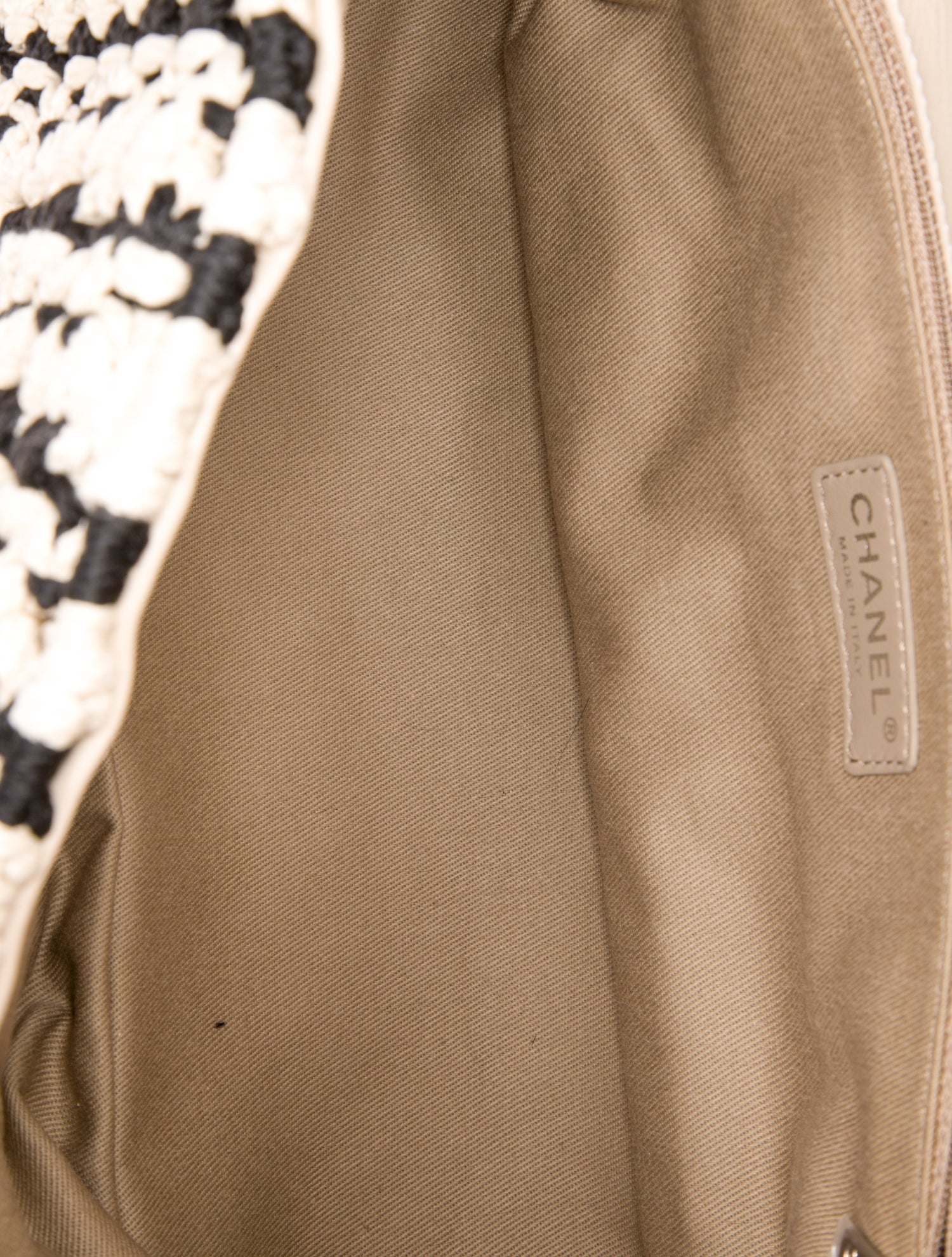 Chanel Crochet Accordion Flap Bag Neutrals Shoulder Bags