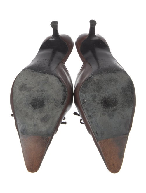 Chanel Interlocking CC Logo Leather Mules