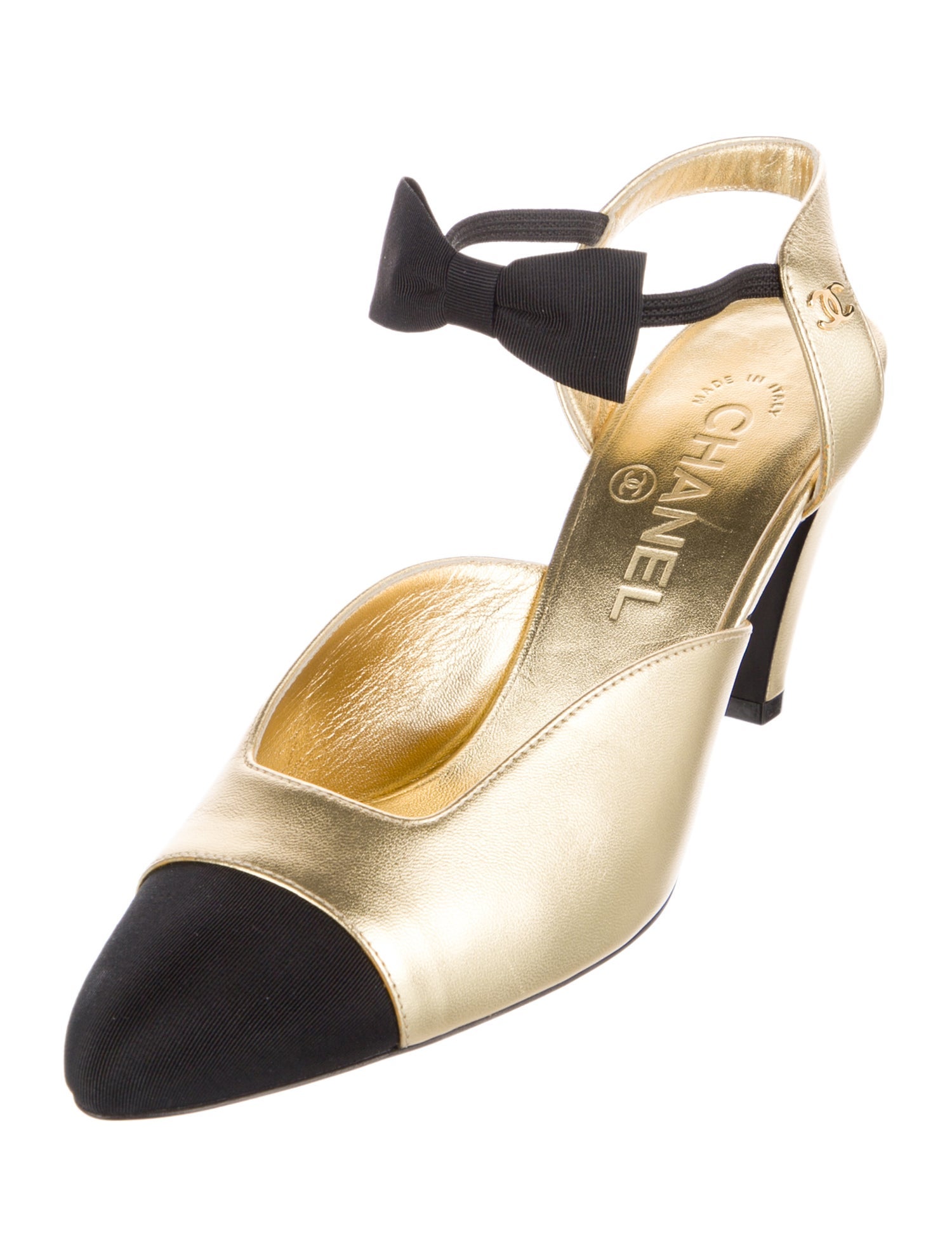 Chanel 2020 Interlocking CC Logo Sandals