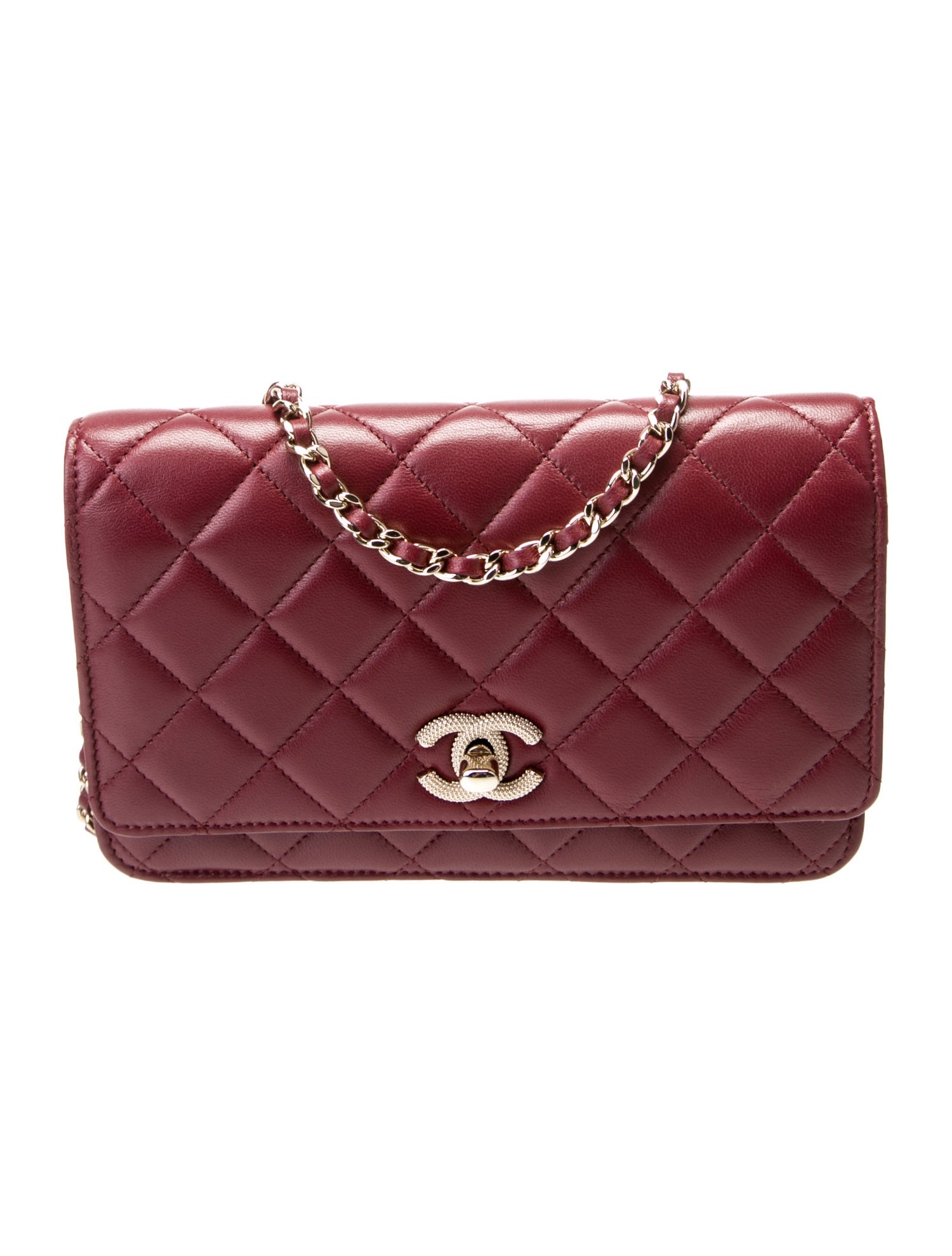 Chanel Strass Wallet on Chain w/Tags