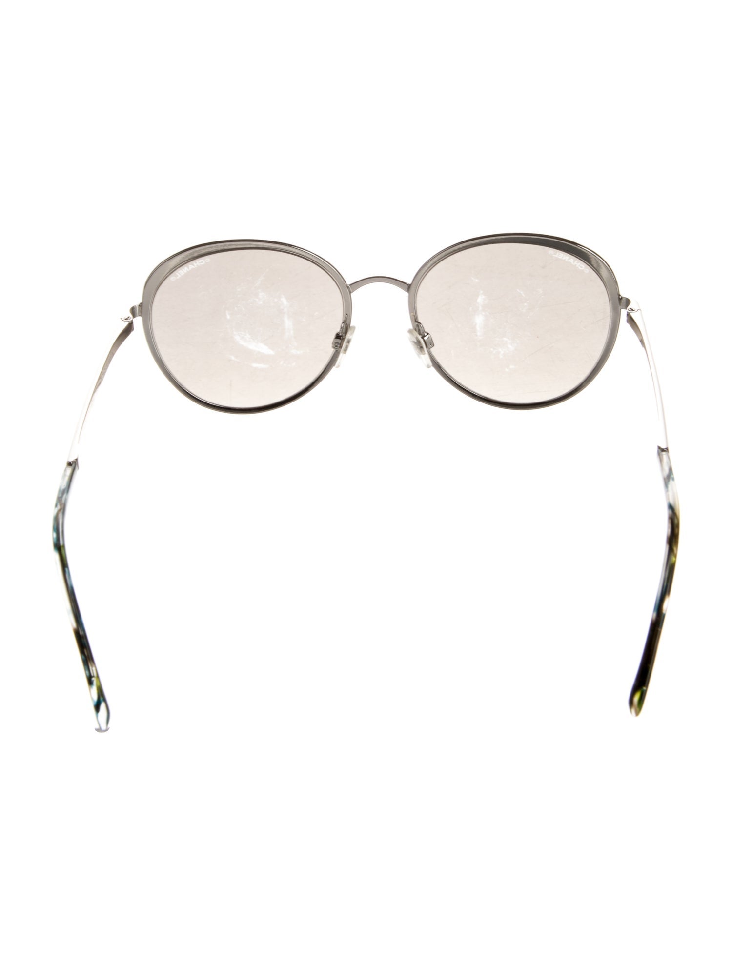 Chanel Interlocking CC Logo Round Sunglasses