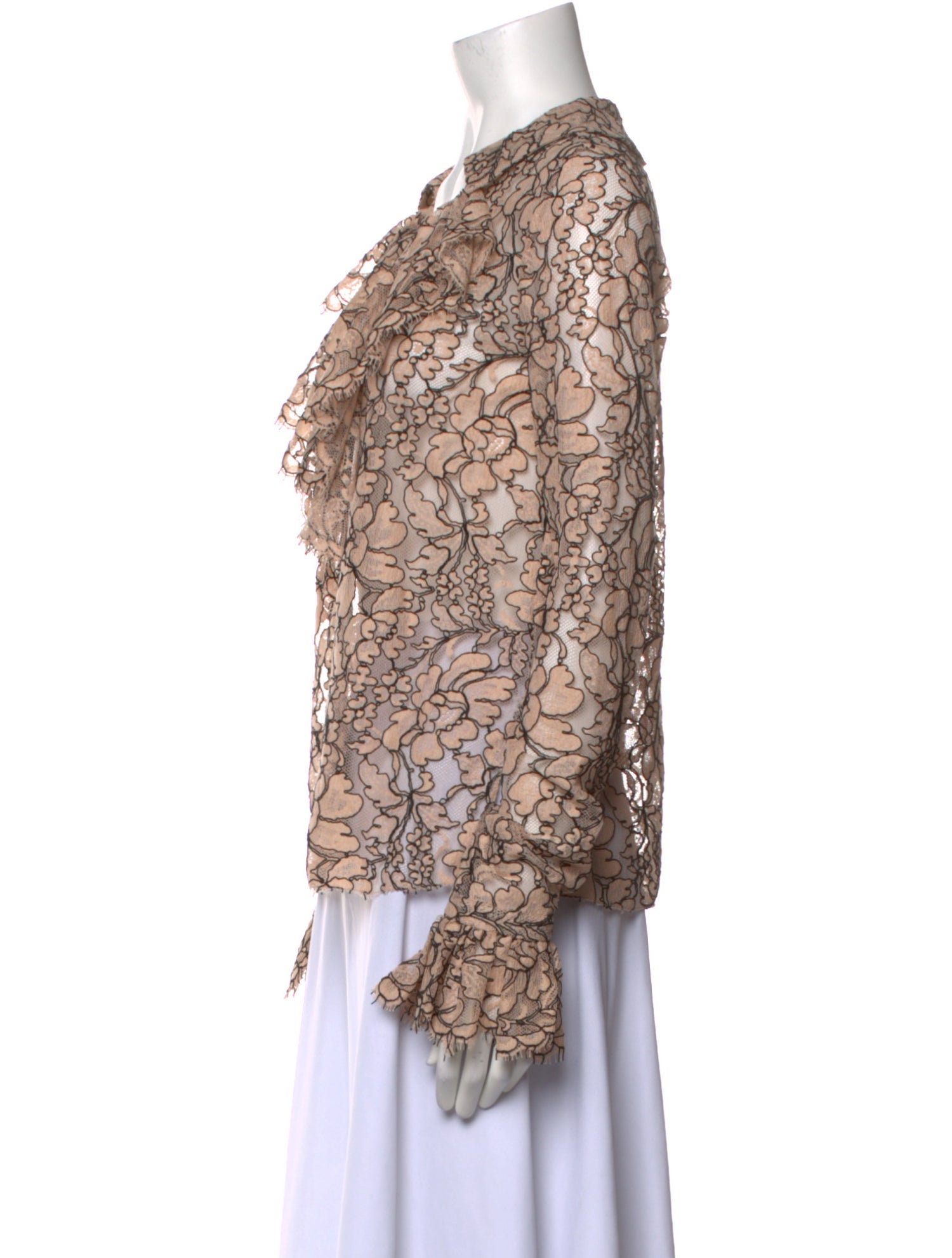 Chanel 2014 Floral Print Blouse