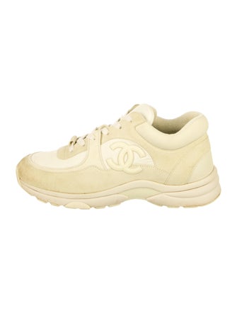 Chanel Interlocking CC Logo Nylon Chunky Sneakers