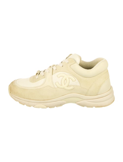 Chanel Interlocking CC Logo Nylon Chunky Sneakers