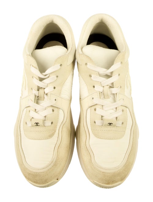 Chanel Interlocking CC Logo Nylon Chunky Sneakers