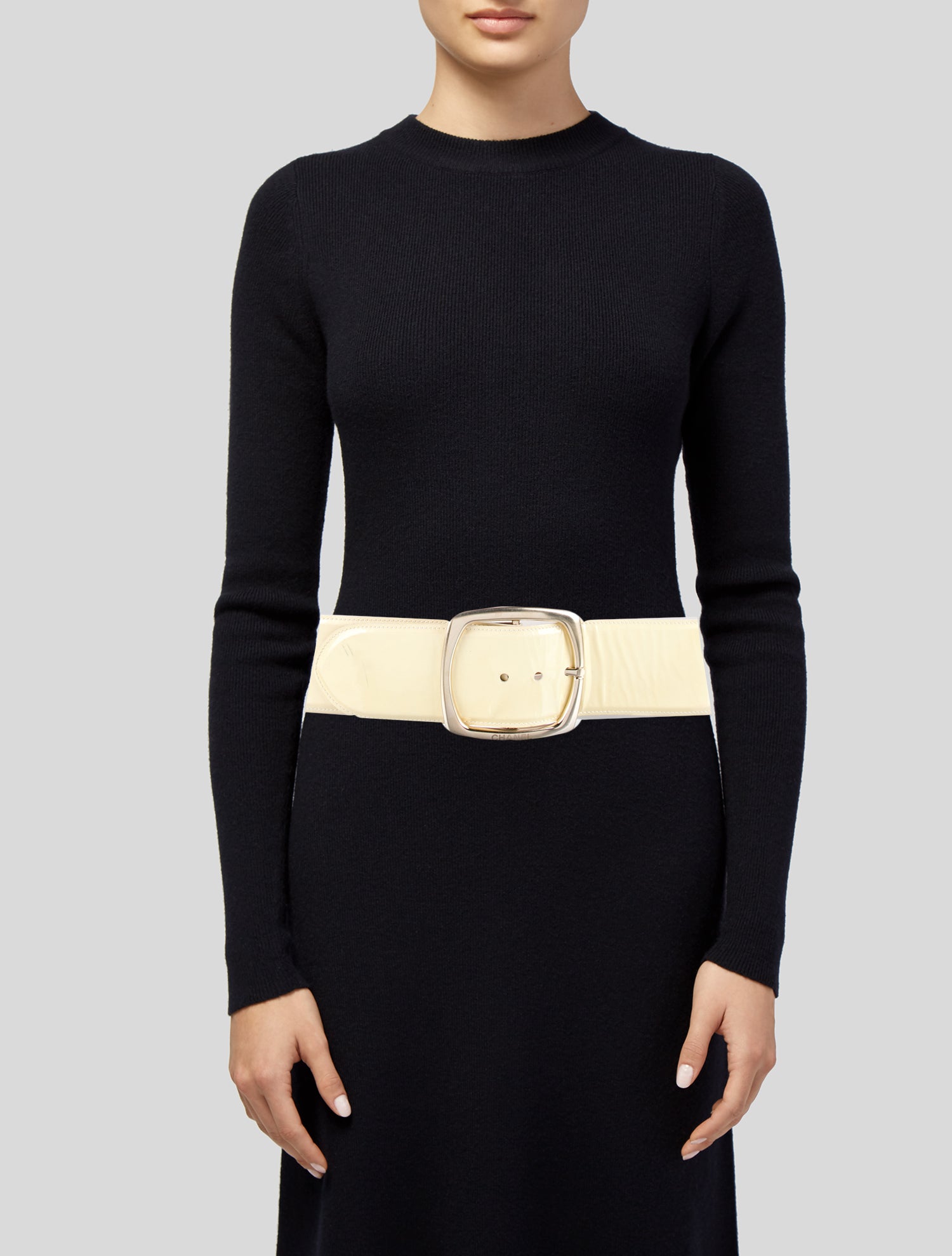 Chanel 2008 Interlocking CC Logo Waist Belt