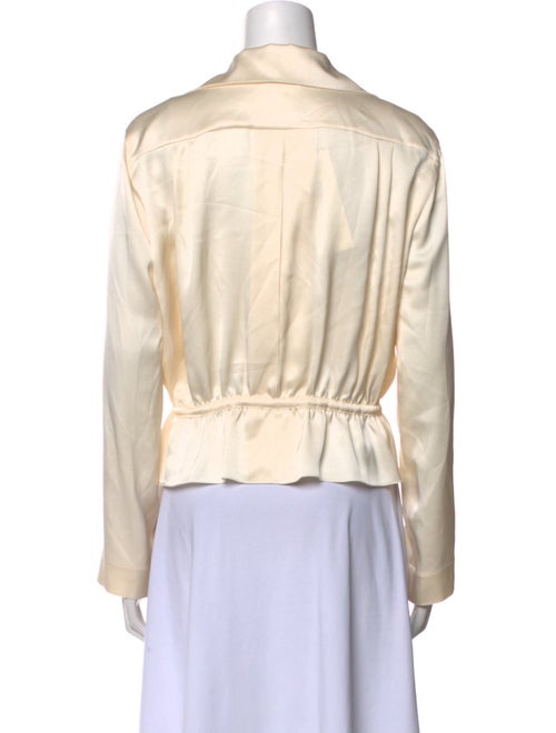 Chanel 2014 Silk Button-Up Top