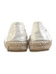 Chanel Interlocking CC Logo Patent Leather Espadrilles