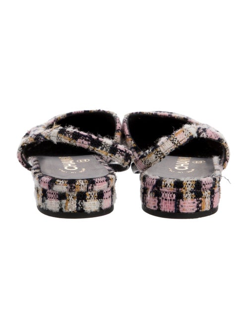 Chanel 2023 Interlocking CC Logo Slingback Flats