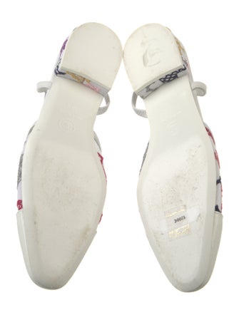 Chanel 2024 Interlocking CC Logo Slingback Flats