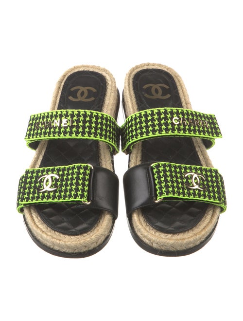 Chanel 2021 Interlocking CC Logo Espadrilles
