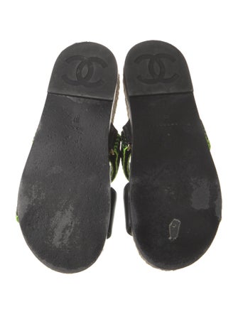 Chanel 2021 Interlocking CC Logo Espadrilles