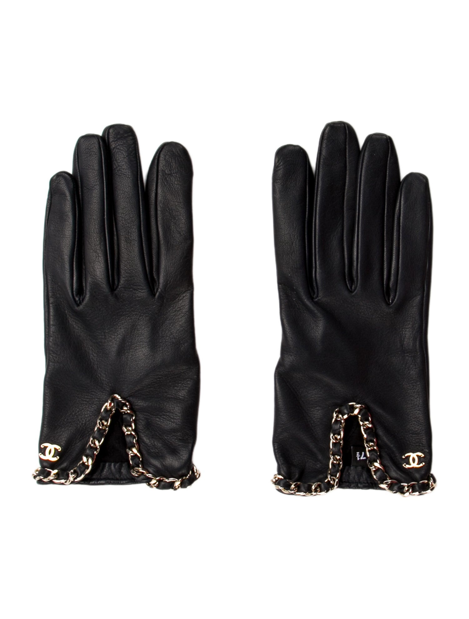 Chanel Chain Link Gloves